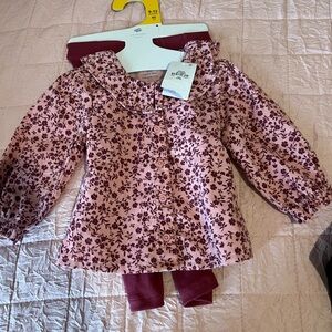 Primark baby girls 9-12 months 2 pc outfit